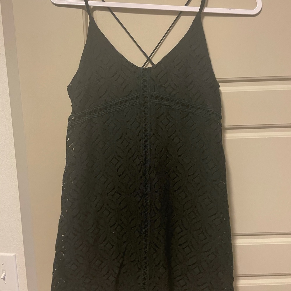 Black long Tank Top